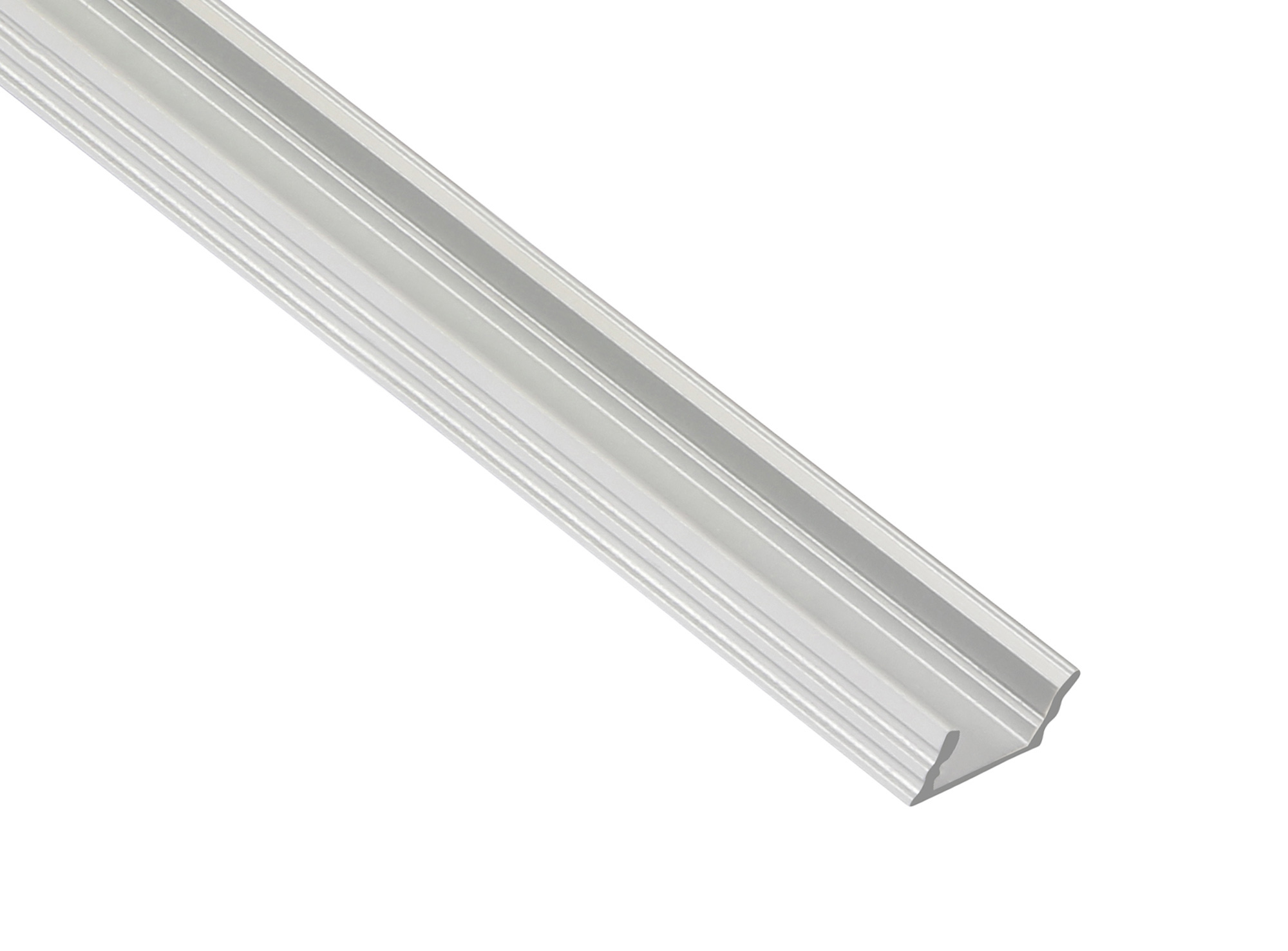 DA900006  3m Anodized Silver Aluminium Profile 17 x 7mm